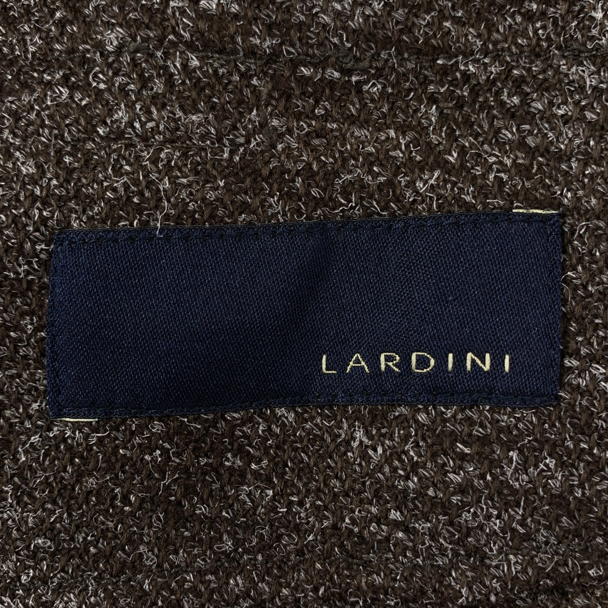 LARDINI / ラルディーニ | ブートニエール付き ウール混 ツイード ジレ ベスト | 46 | メンズ