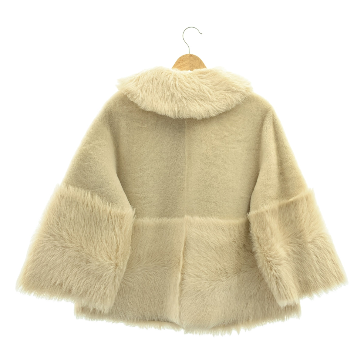 抽屜 | 羊毛短大衣，附毛領 | 尺寸 36 |