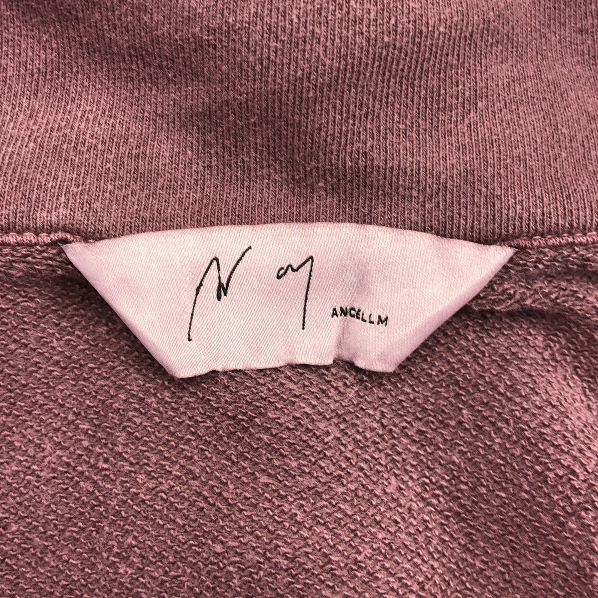 ANCELLM / アンセルム | HALF ZIP SWEAT SHIRT / ダメージ加工 ハーフ