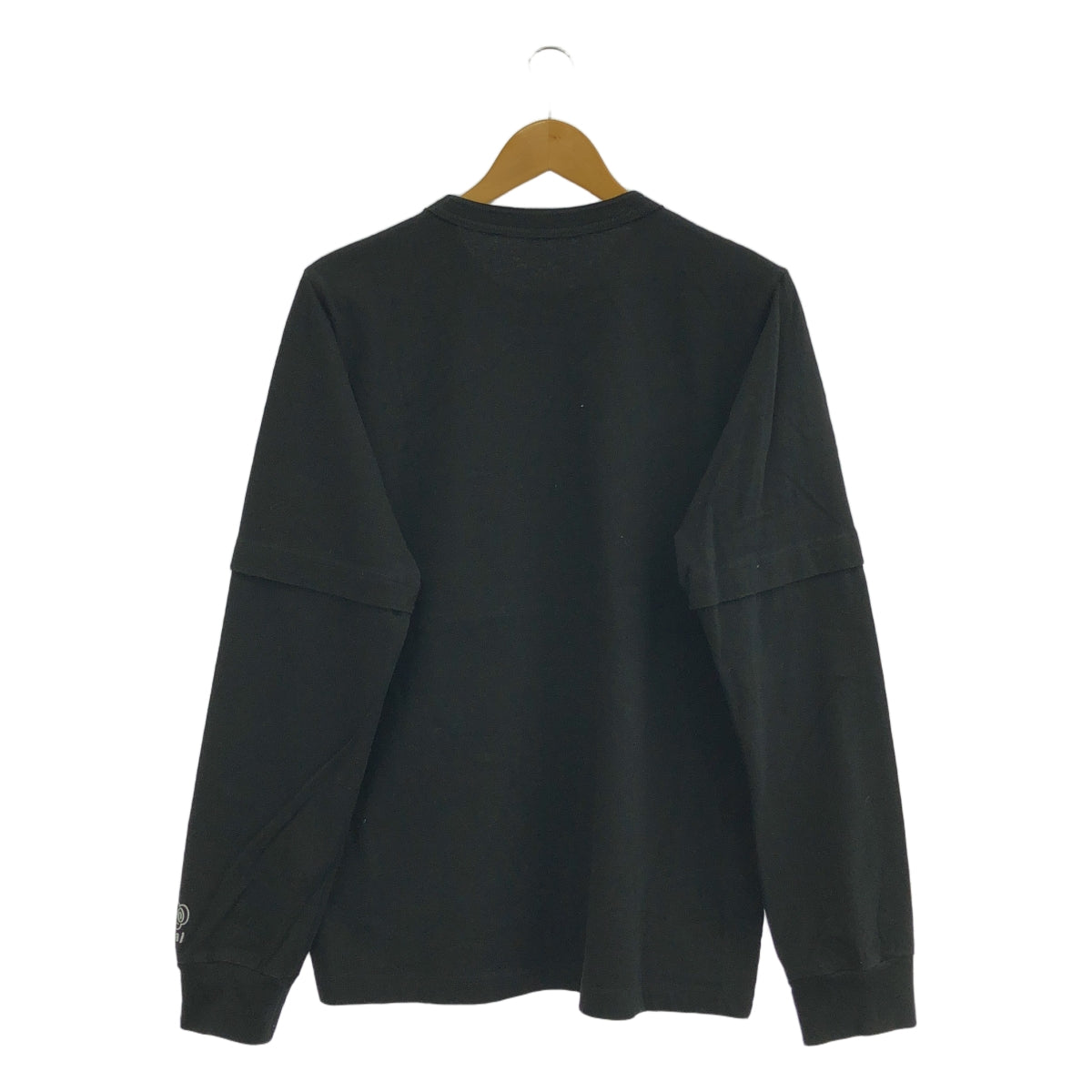 sacai / 薩卡伊 | 2023SS | × Eric Haze One Kind 文字 / 標誌印花多層袖T卹 剪裁與縫紉 | 3 | 黑色 | 男款