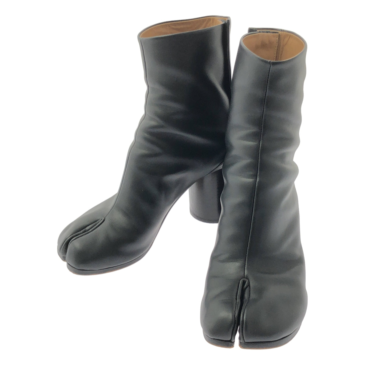 Maison Margiela / メゾンマルジェラ | tabi boots / タビ レザー ショート ブーツ 足袋 | 37 | ブラック | レディース