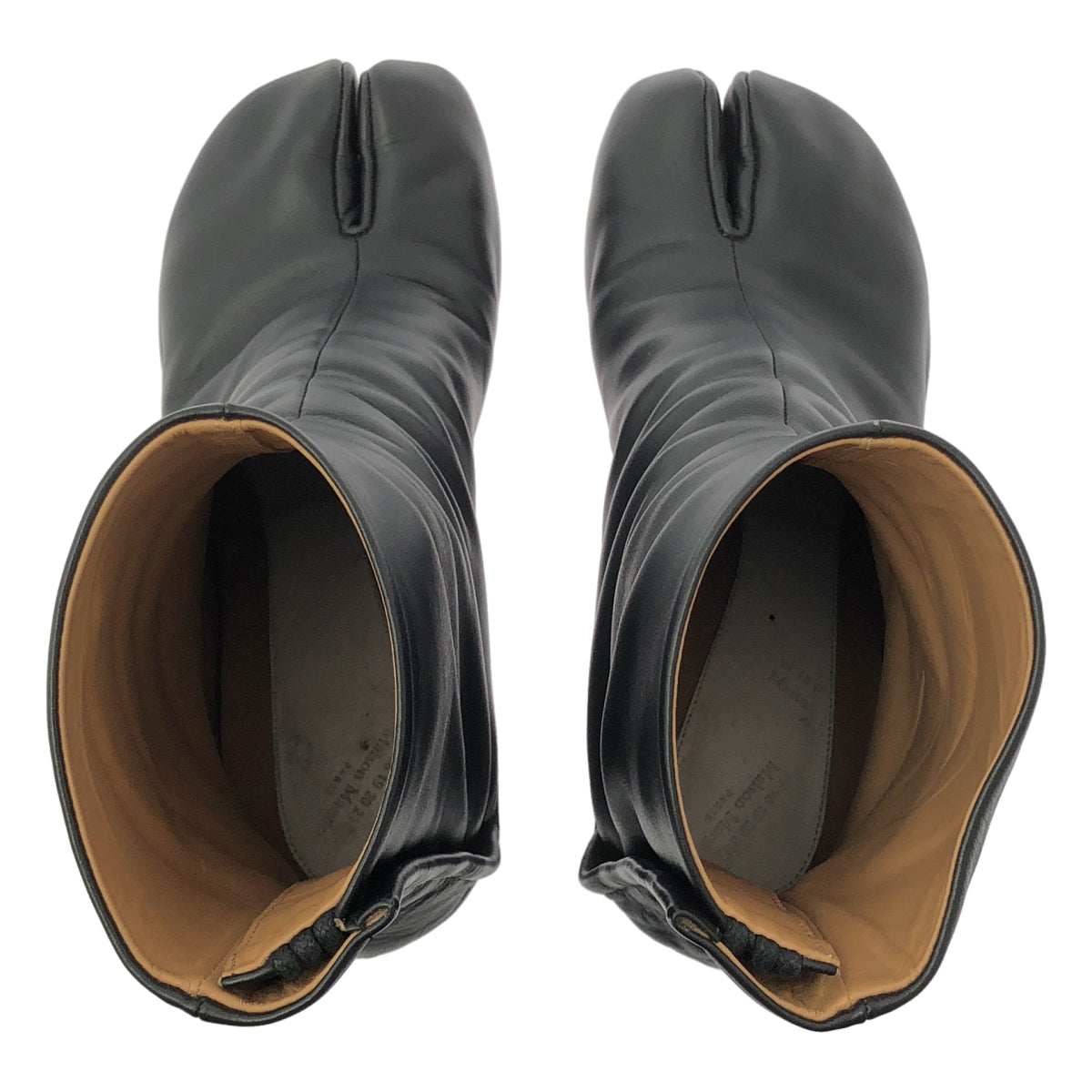 Maison Margiela / メゾンマルジェラ | tabi boots / タビ レザー ショート ブーツ 足袋 | 37 | ブラック | レディース