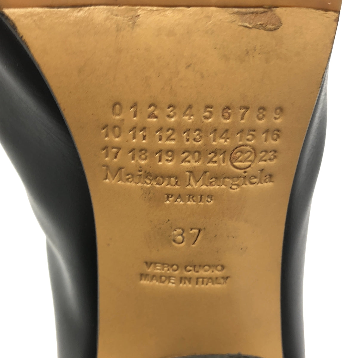 Maison Margiela / メゾンマルジェラ | tabi boots / タビ レザー ショート ブーツ 足袋 | 37 | ブラック | レディース