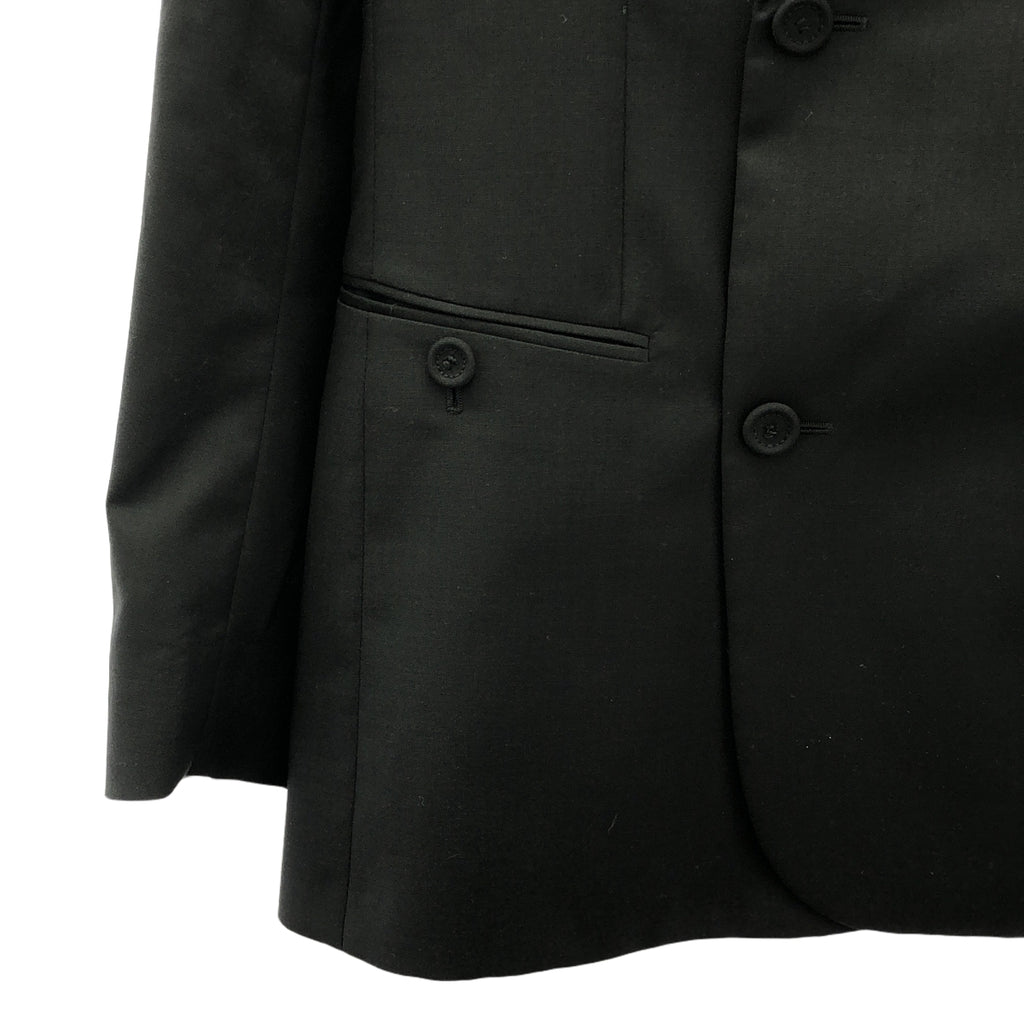 【美品】  Dior / ディオール | 2022AW | セットアップ / ウール モヘア ストラップ ダブルブレスト テーラードジャケット / スラックス | 48 | ブラック | メンズ