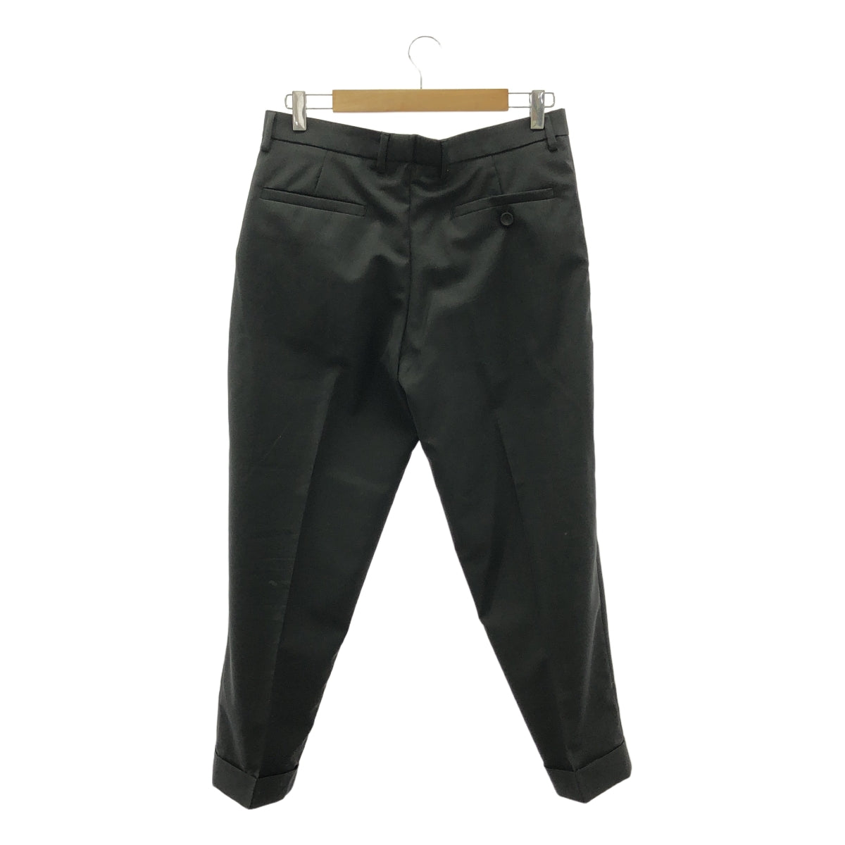 [品相良好] Dior | 2022AW | Set-up / 羊毛馬海毛肩帶雙排扣訂製外套 / 休閒褲 | 48 | 黑色 | 男士