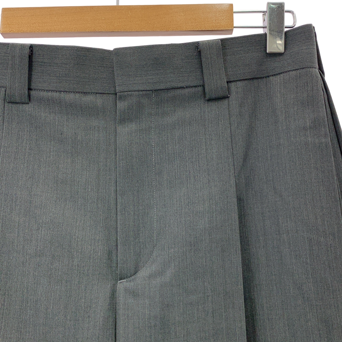 STERNBERG | 羊毛華達呢寬褶褲 | M碼 | 灰色 | 男款