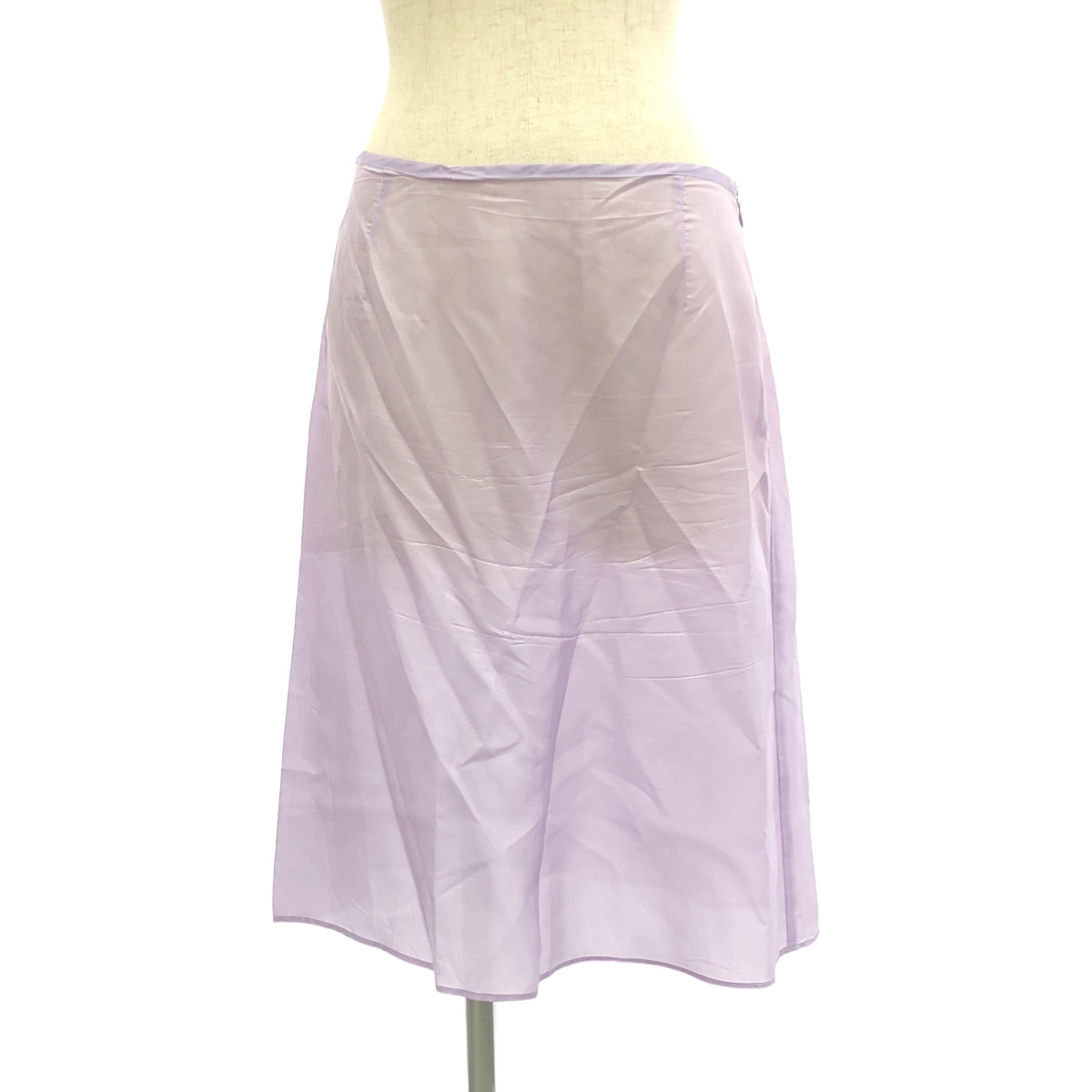 ADORE / 아도어 | 레이온 나일론 프릴 니트 스커트 | 38 | 보라색 | 여성