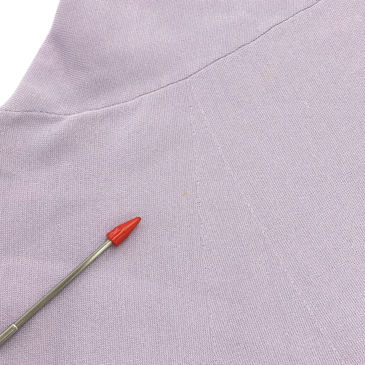 ADORE / 아도어 | 레이온 나일론 프릴 니트 스커트 | 38 | 보라색 | 여성