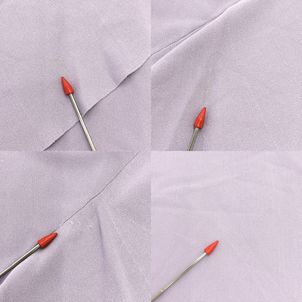 ADORE / 아도어 | 레이온 나일론 프릴 니트 스커트 | 38 | 보라색 | 여성