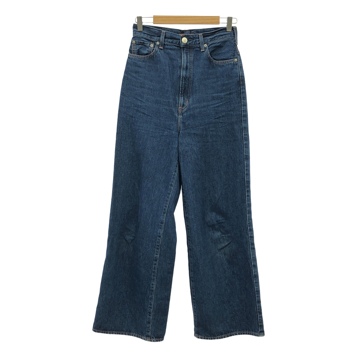 NEEDBY heritage / ニードバイヘリテージ | KYLIE キリー / バギーワイドデニムパンツ | 25 | KOJIMA DK BLUE / コジマダークブルー | レディース
