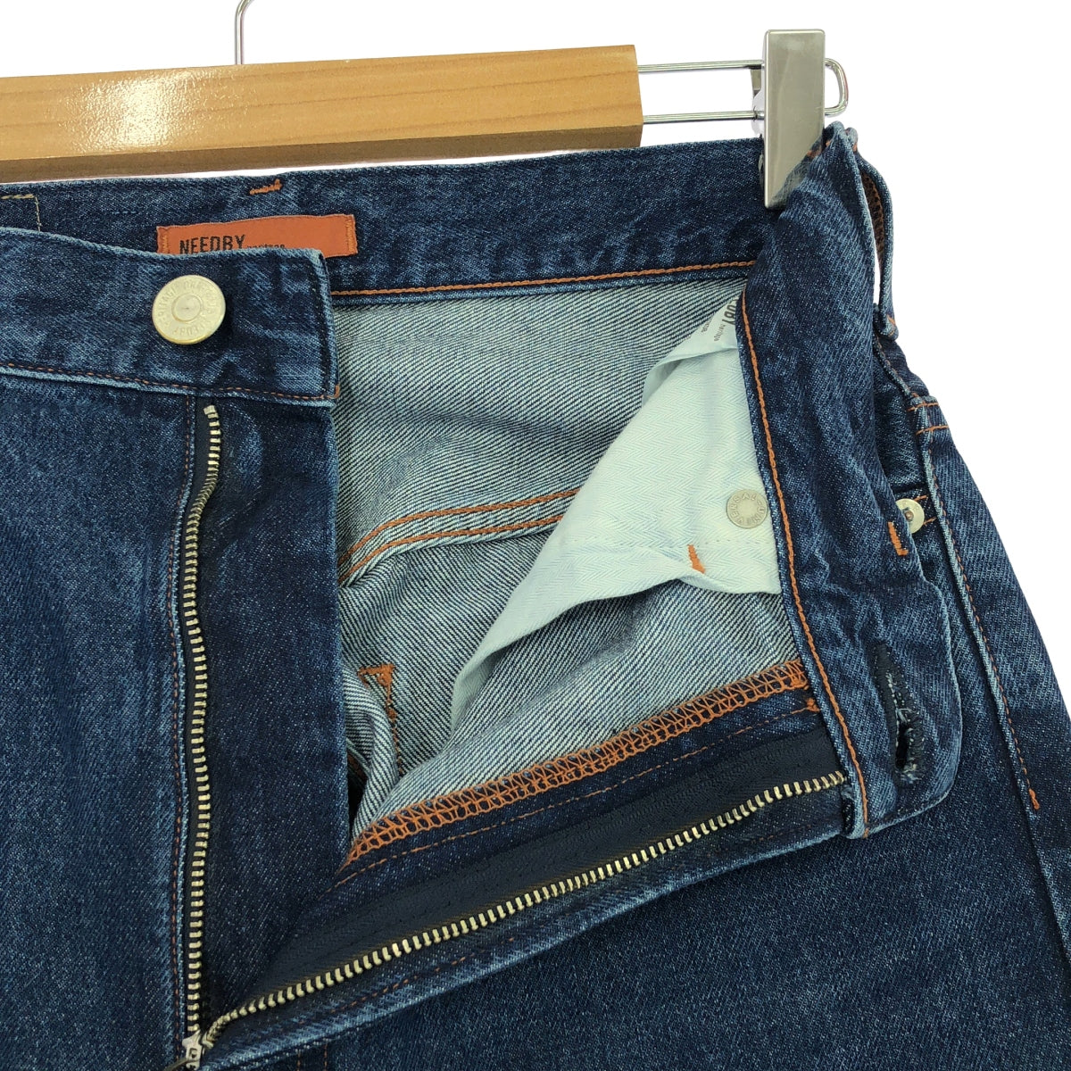 NEEDBY heritage / ニードバイヘリテージ | KYLIE キリー / バギーワイドデニムパンツ | 25 | KOJIMA DK BLUE / コジマダークブルー | レディース