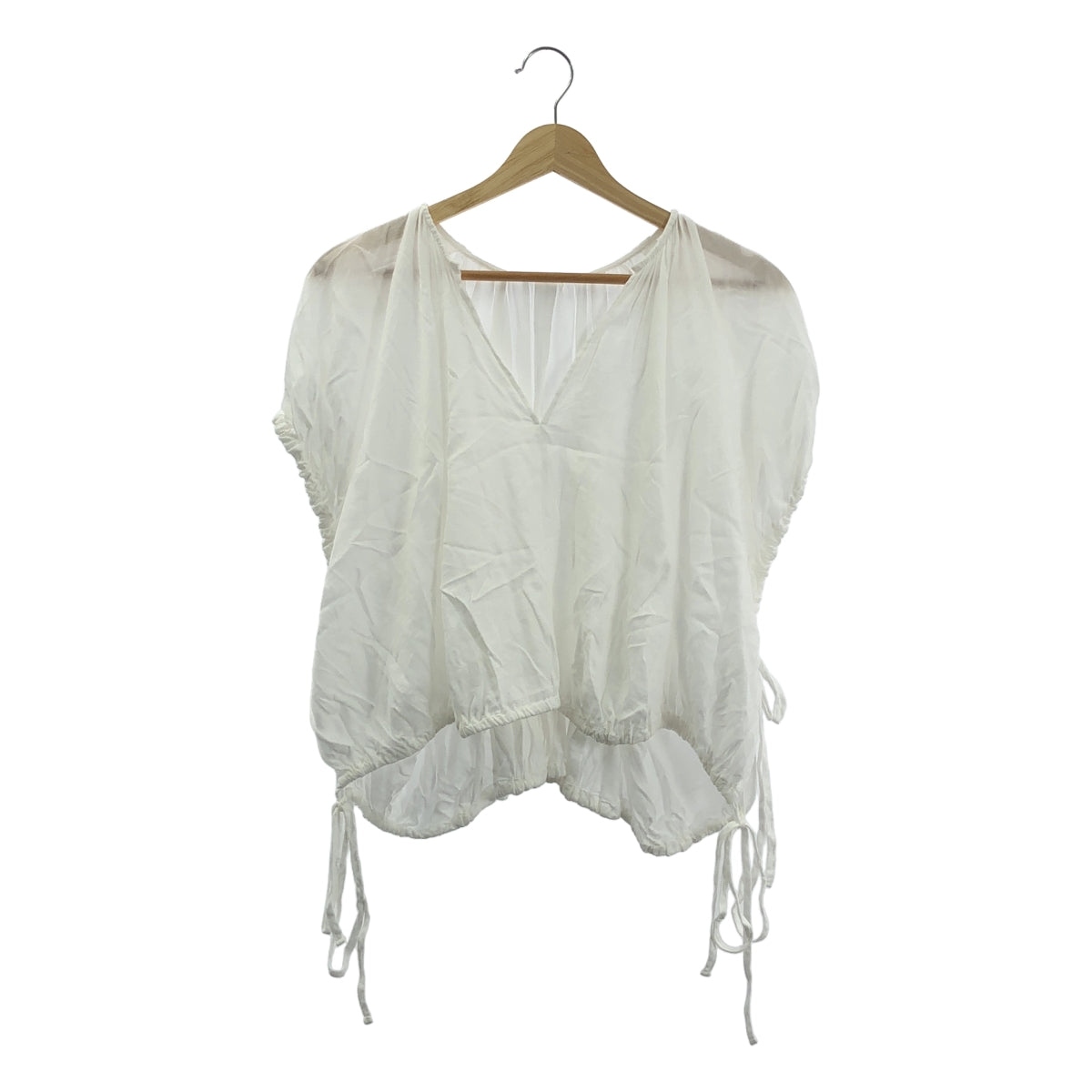 ETRE TOKYO | 燈籠袖無袖襯衫 | F碼 | 白色 | 女款