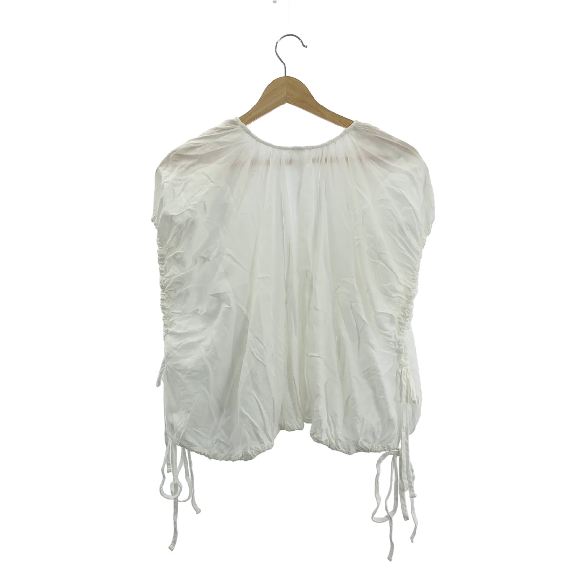 ETRE TOKYO | 燈籠袖無袖襯衫 | F碼 | 白色 | 女款