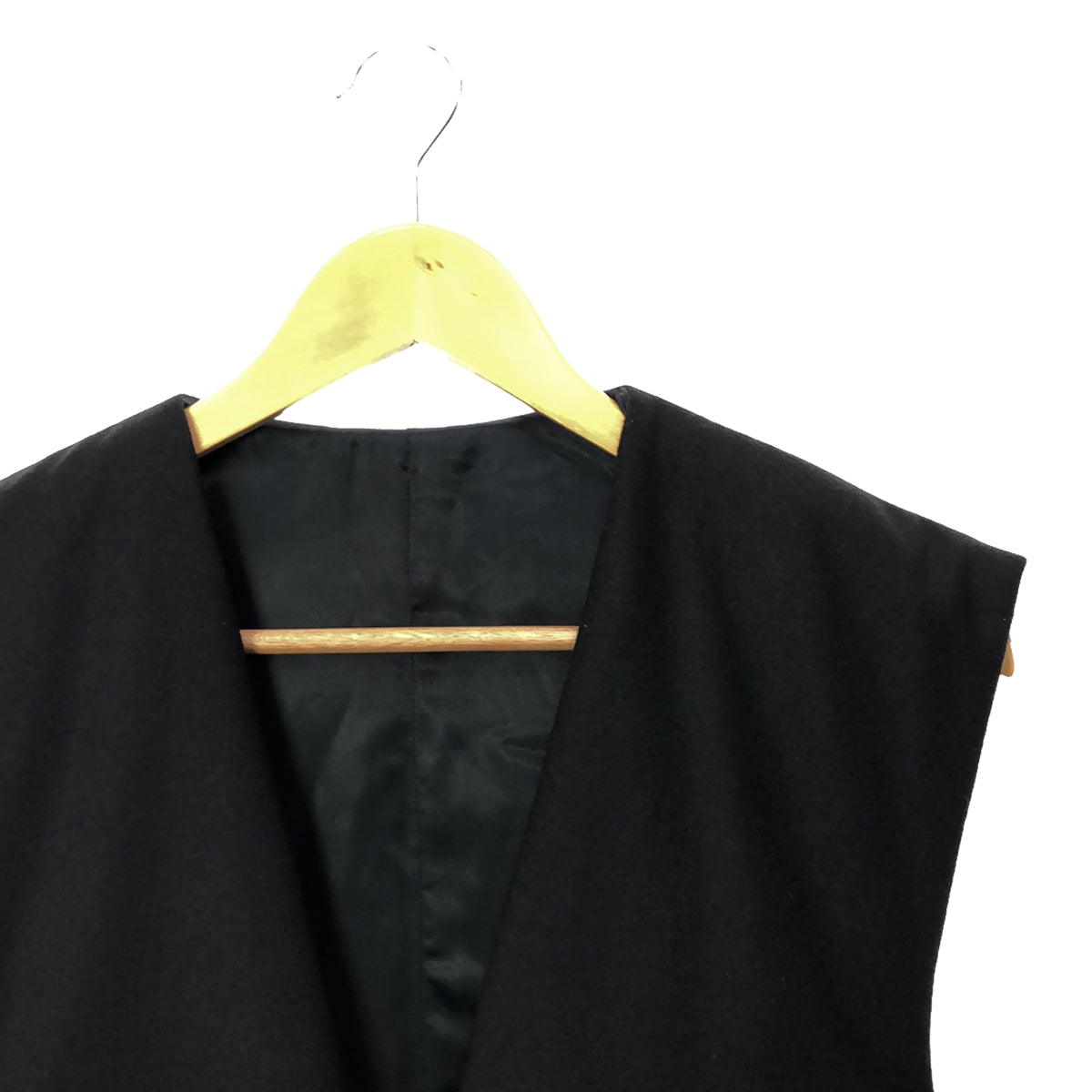 【美品】  GABRIELA COLL GARMENTS / ガブリエラコールガーメンツ | × Loro Piana / ロロピアーナ ウール 中綿 ベスト / 総裏地 | 1 | black | レディース