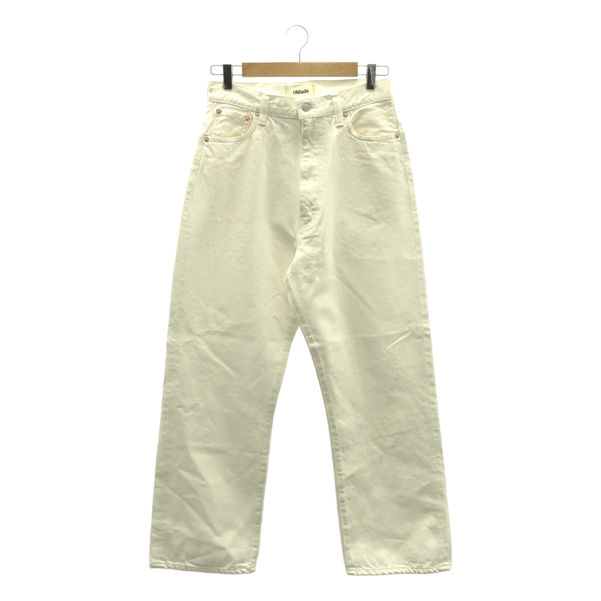 【美品】  oblada / オブラダ | × M.U japoness 1938 White Denim Pants デニムパンツ | 27 | ホワイト | レディース