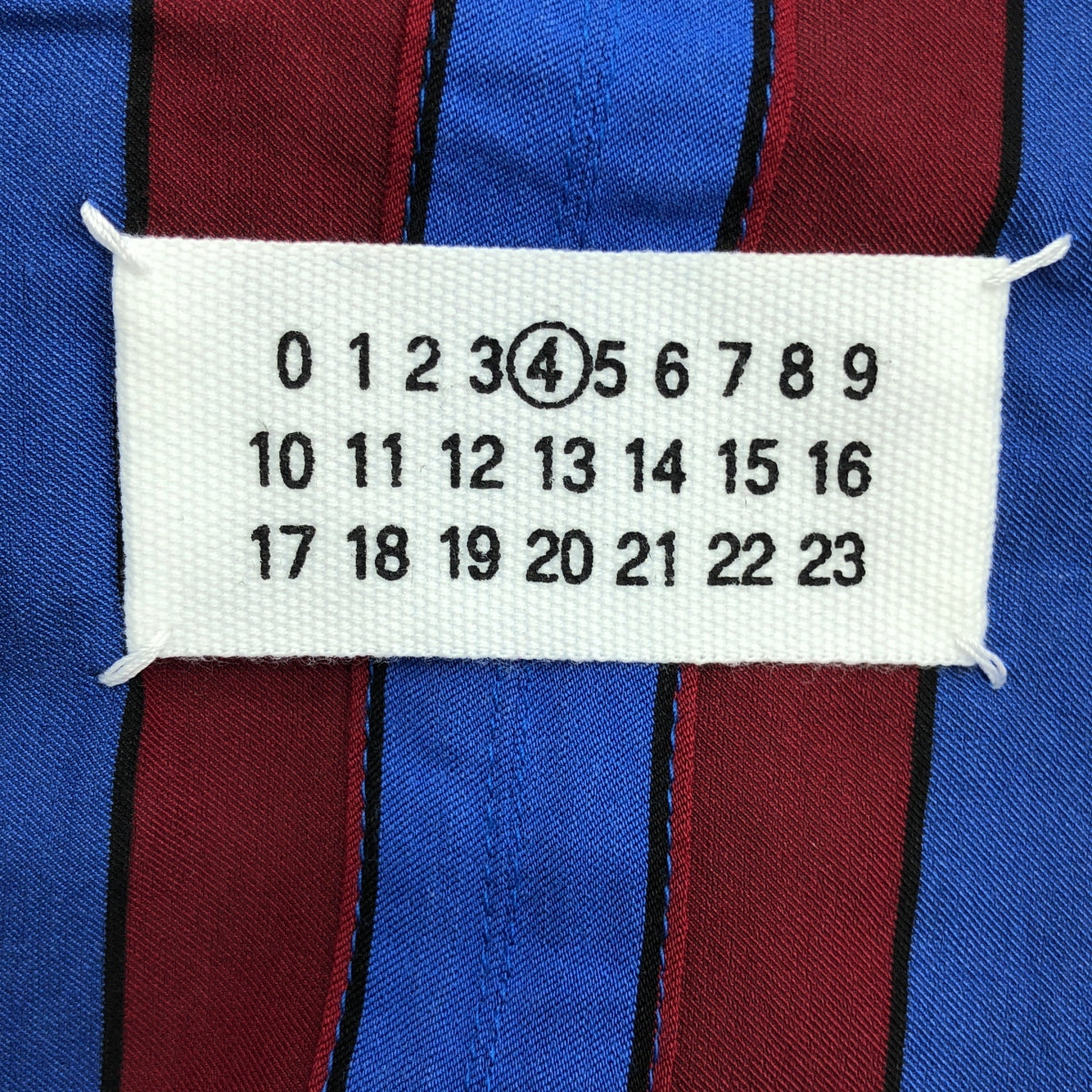 Maison Margiela / メゾンマルジェラ | 2018SS | ストライプ トレンチ ノースリーブワンピース | 42 | レッド/ブルー | レディース