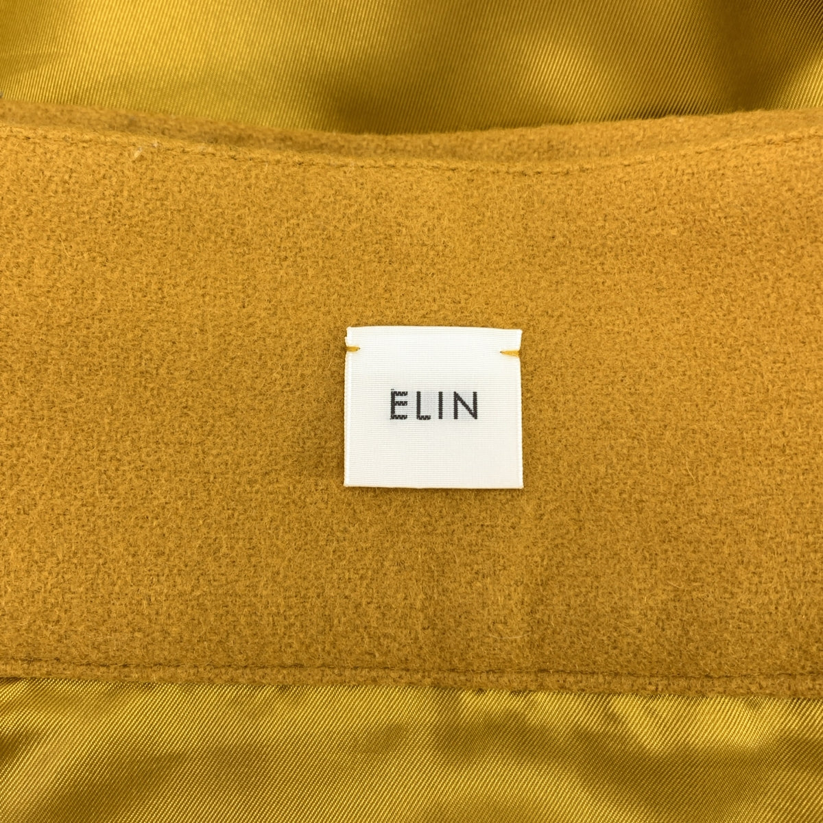 ELIN | 羊毛超長裙 | 有襯裡 | 38碼 | 芥末黃 | 女款