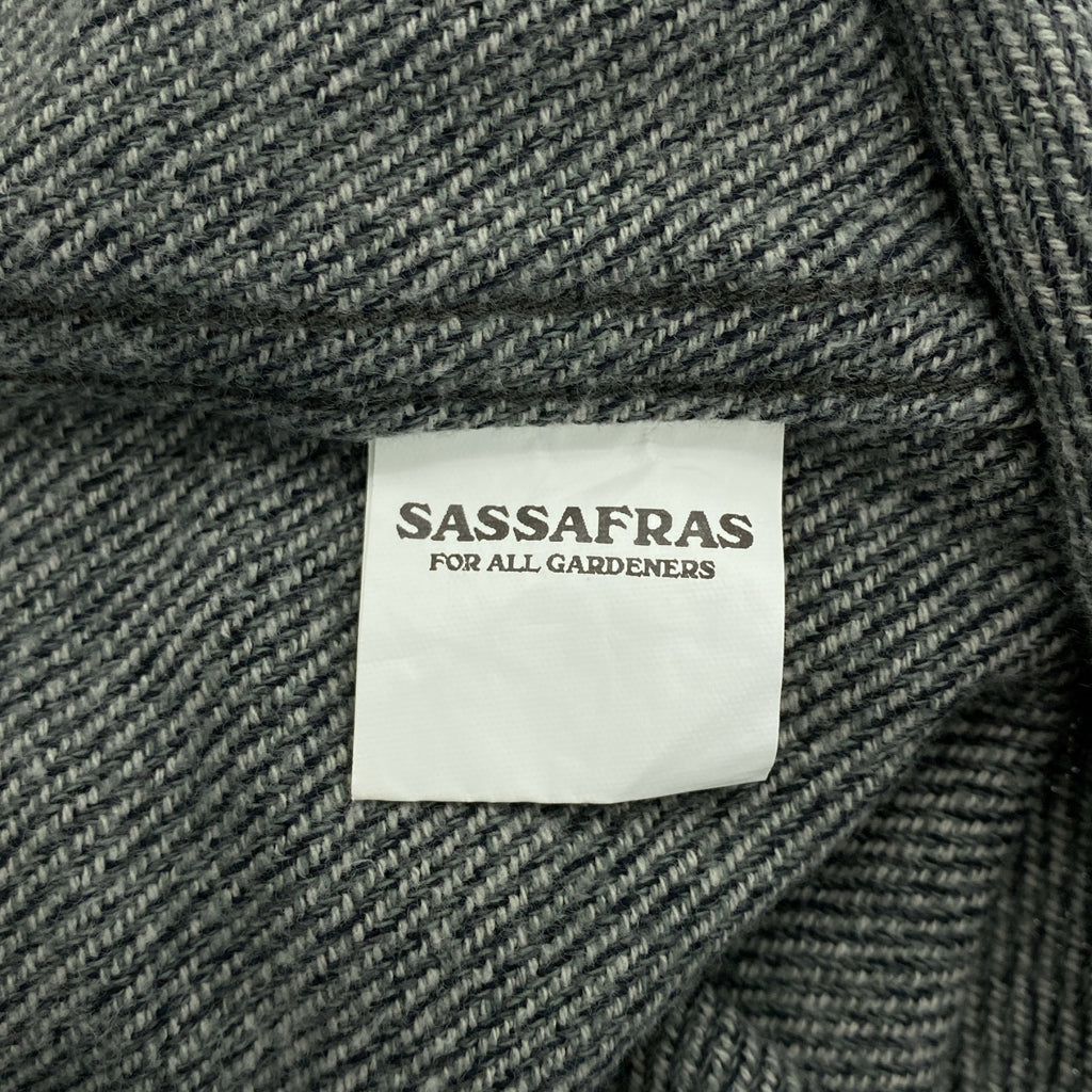 SASSAFRAS / 사사후라스 | Green Thumb Shirt 코튼 플란넬 그린 샘 셔츠 | S | 남성