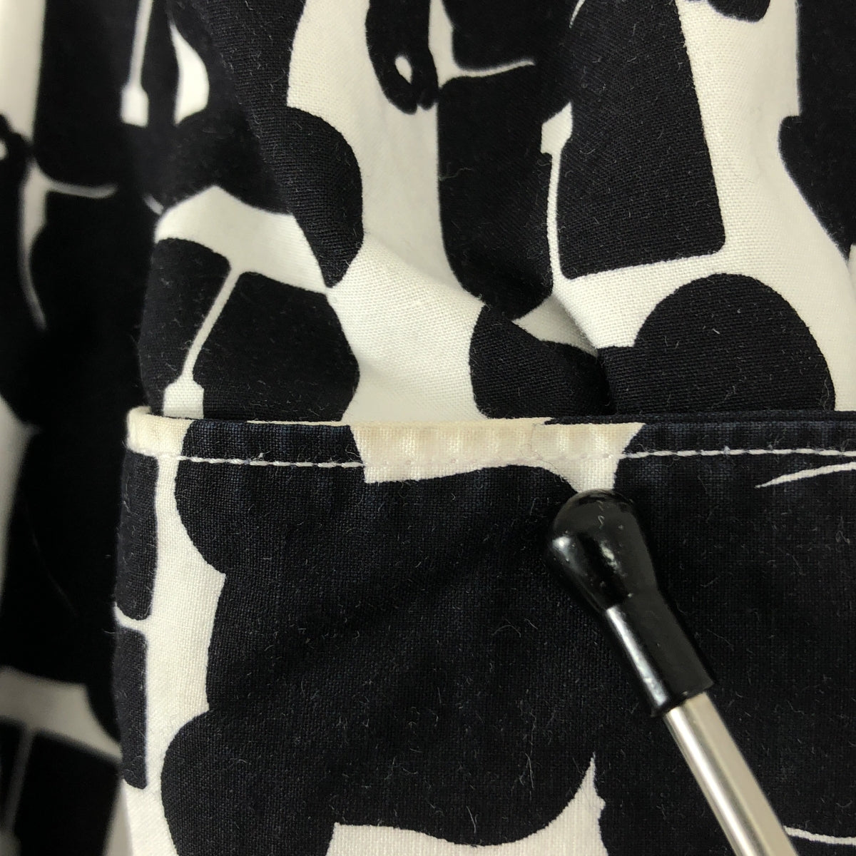 BLACK COMME des GARCONS / 블랙콤 데 갤슨 | 2009SS | × MEDICOM TOY 메디콤 토이 베어브릭 총무늬 프린트 셔츠 | L |