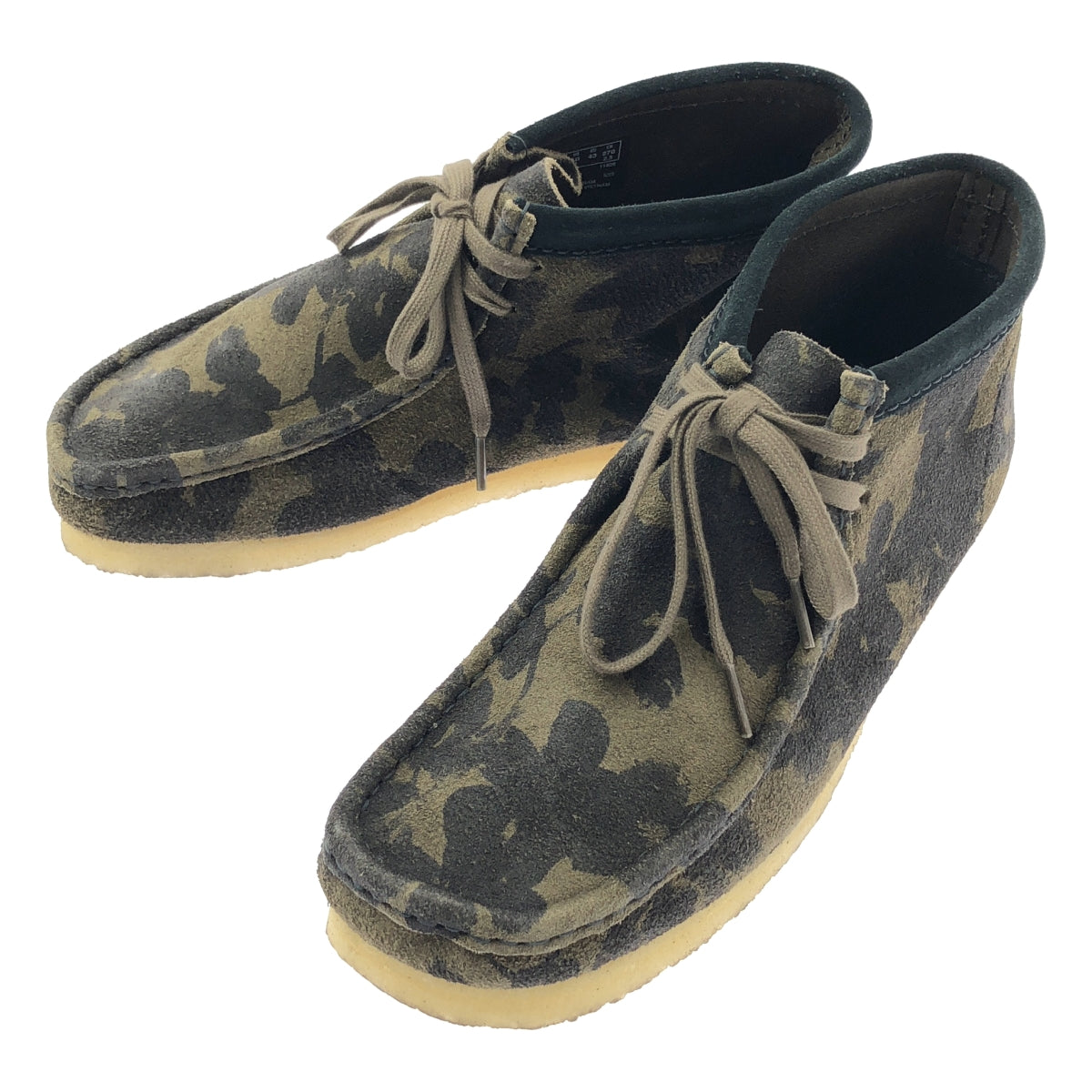 clarks / クラークス | Wallabee Suede Boot / スエード レザー ワラビー ブーツ | 27 | Khaki Floral | メンズ