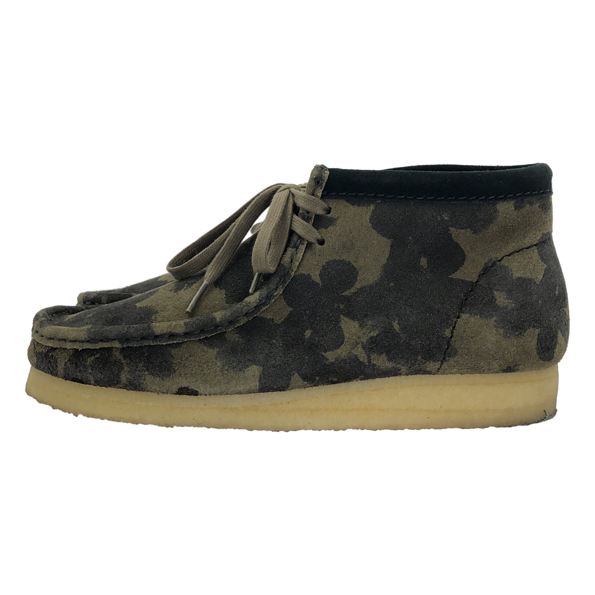clarks / クラークス | Wallabee Suede Boot / スエード レザー ワラビー ブーツ | 27 | Khaki Floral | メンズ