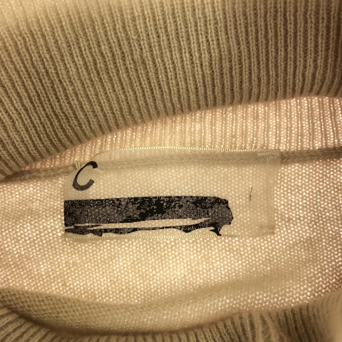 混沌 | CR12G 高腰針織衫 | F |象牙 |女性的