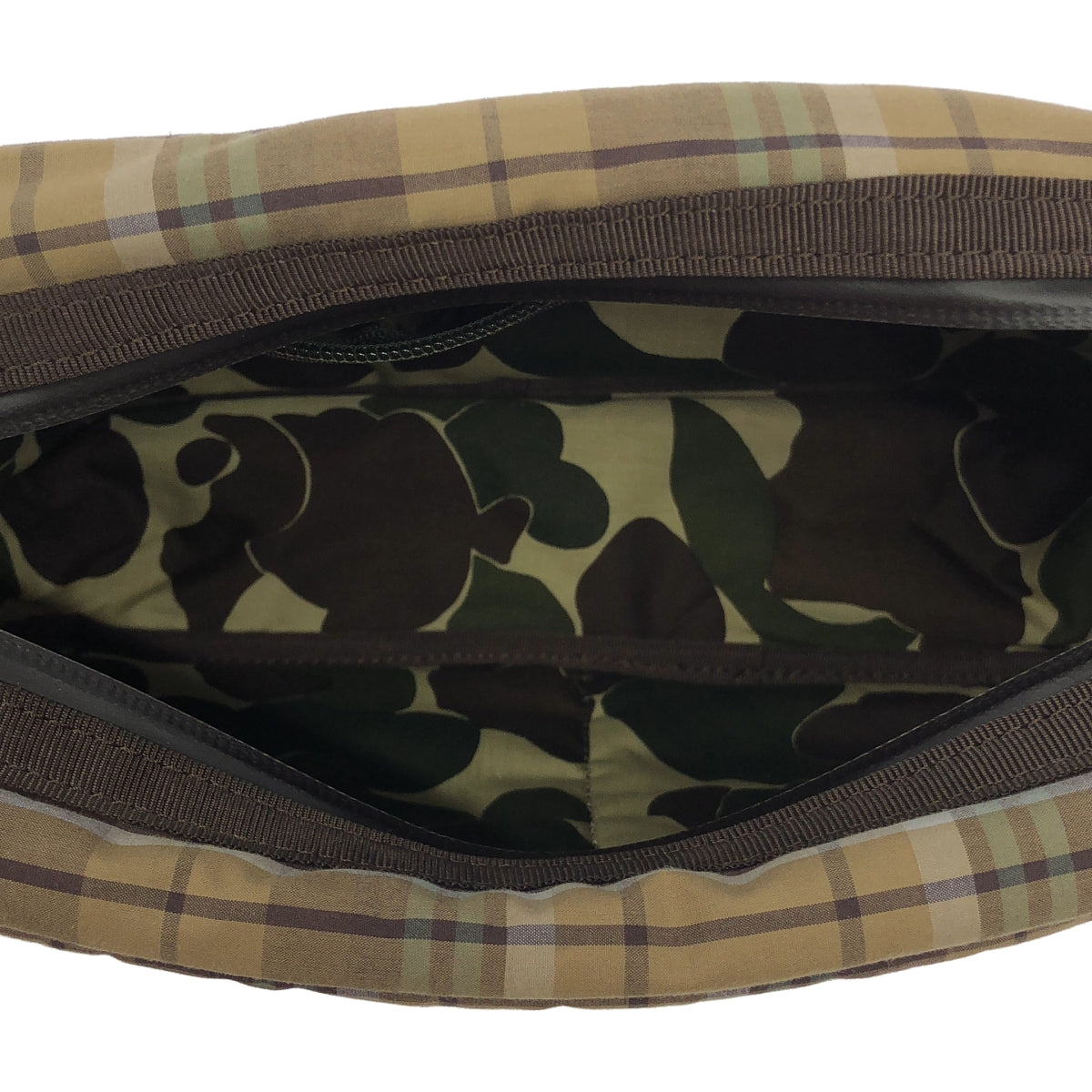 COMME des GARCONS 男士 | 2024 春夏 | × PORTER/波特全印花防水拉鍊單肩包 |