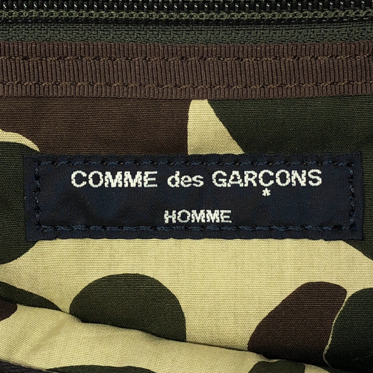 COMME des GARCONS 男士 | 2024 春夏 | × PORTER/波特全印花防水拉鍊單肩包 |