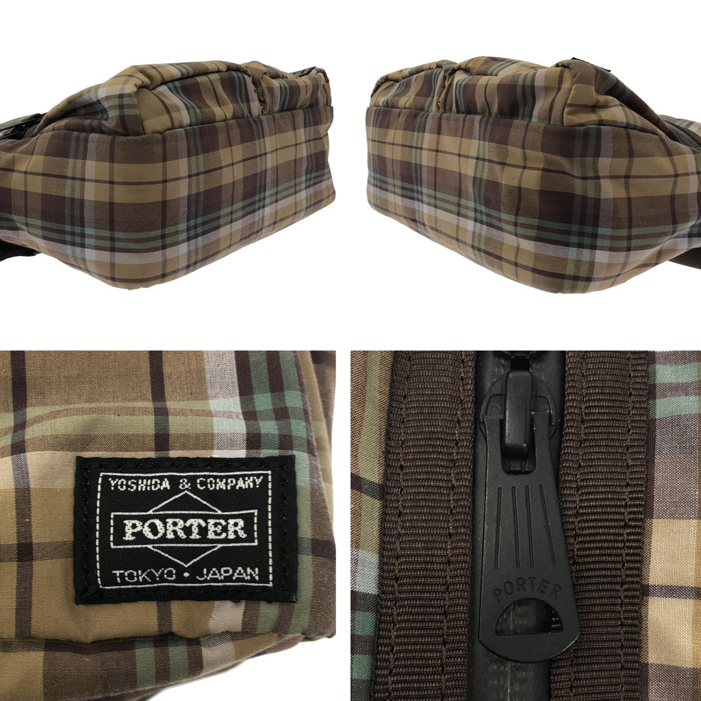 COMME des GARCONS 男士 | 2024 春夏 | × PORTER/波特全印花防水拉鍊單肩包 |