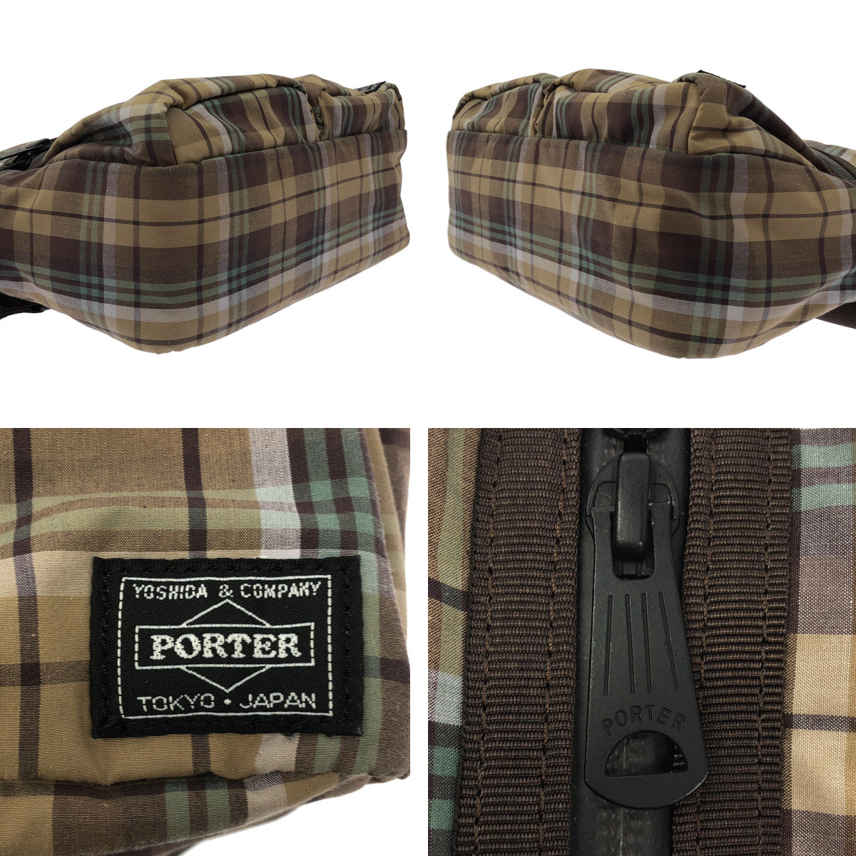COMME des GARCONS 男士 | 2024 春夏 | × PORTER/波特全印花防水拉鍊單肩包 |
