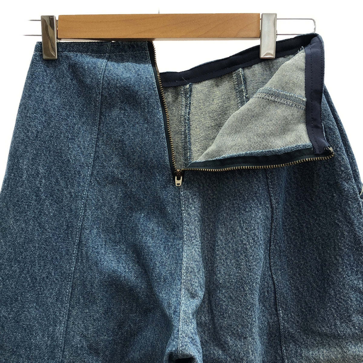 MALION vintage / マリオンヴィンテージ | patchwork denim パッチワーク デニムパンツ | 25 | レディース