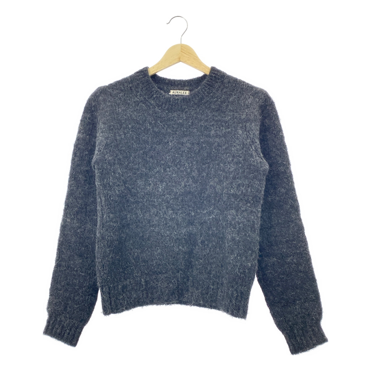 AURALEE / 오라리 | PACA WOOL KNIT PULLOVER 알파카 크루넥 니트 | 1 | 여성