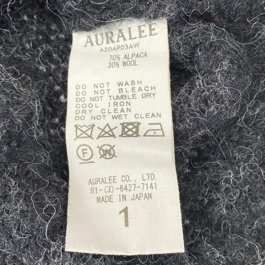 AURALEE / 오라리 | PACA WOOL KNIT PULLOVER 알파카 크루넥 니트 | 1 | 여성
