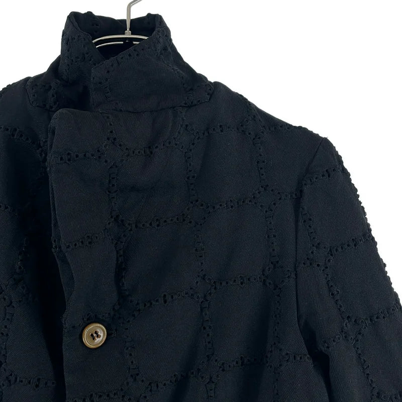 COMME des GARCONS COMME des GARCONS / コムコム | 2011AW | ポリ縮絨 染色加工 レイヤード ジャケット | XS | レディース