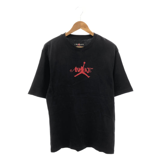 NIKE / 나이키 | Jordan X Awake NY T-Shirt / 프린트 티셔츠 컷소우 | S | 블랙 | 남성