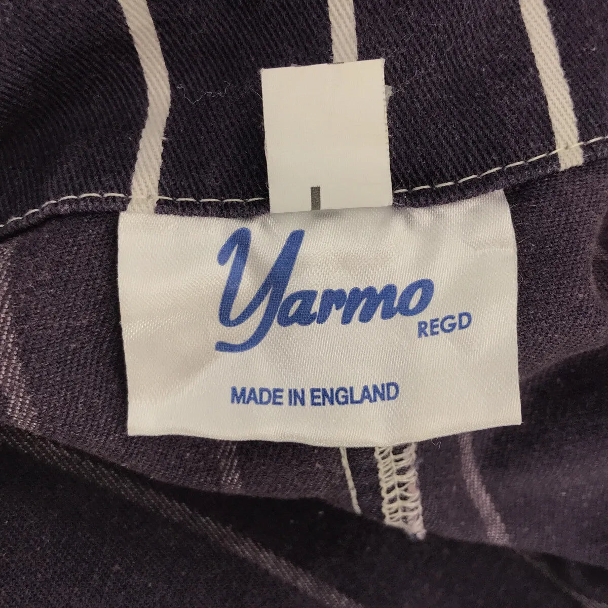 Yarmo / ヤーモ | 製品染め シングルチェスター ショップコート | L | 茄子紺 | レディース