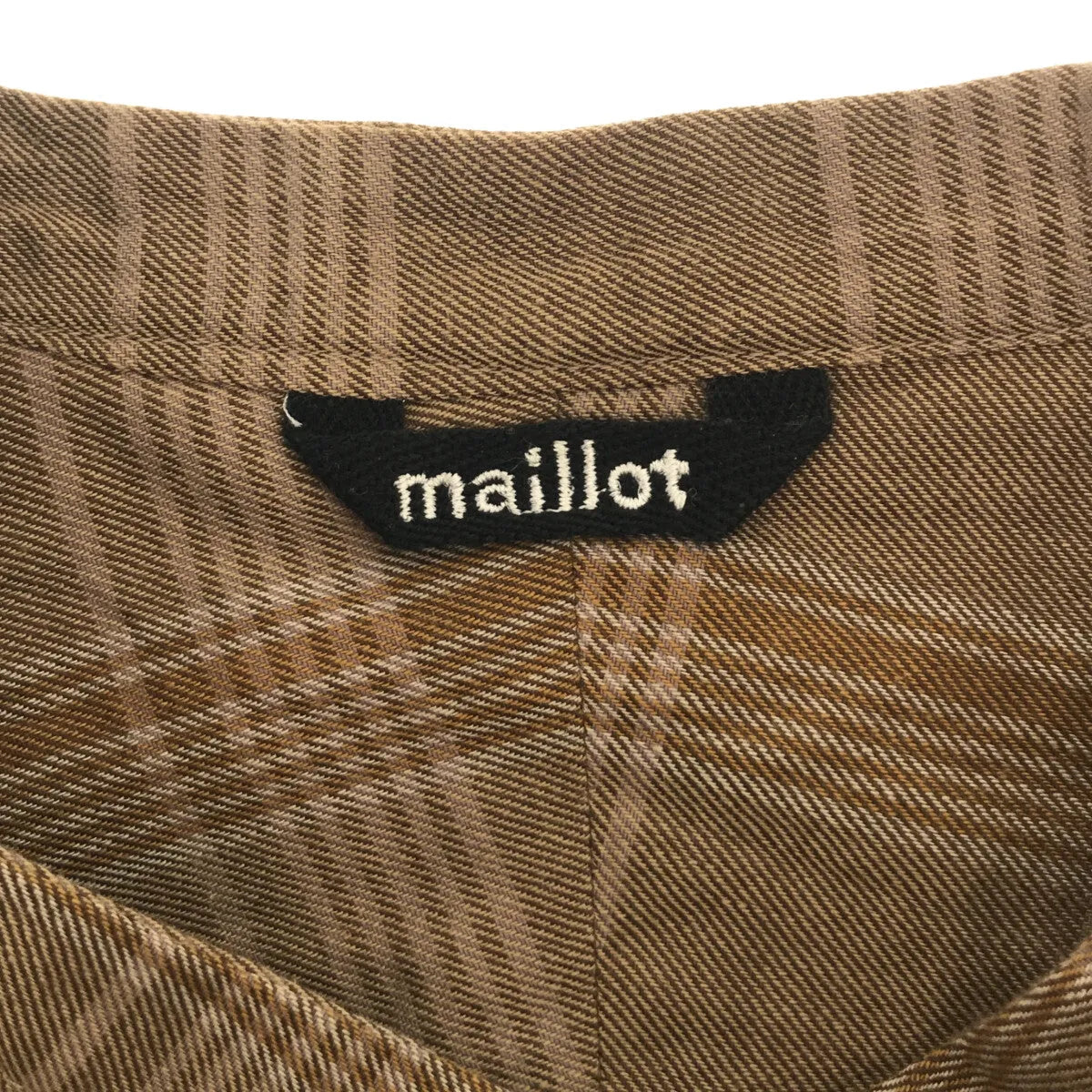 maillot / マイヨ | チェック オーバーシャツ | 0 | マルチカラー | レディース