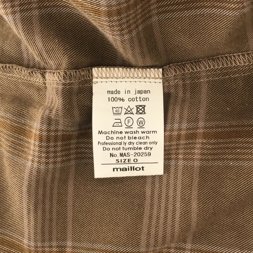 maillot / マイヨ | チェック オーバーシャツ | 0 | マルチカラー | レディース