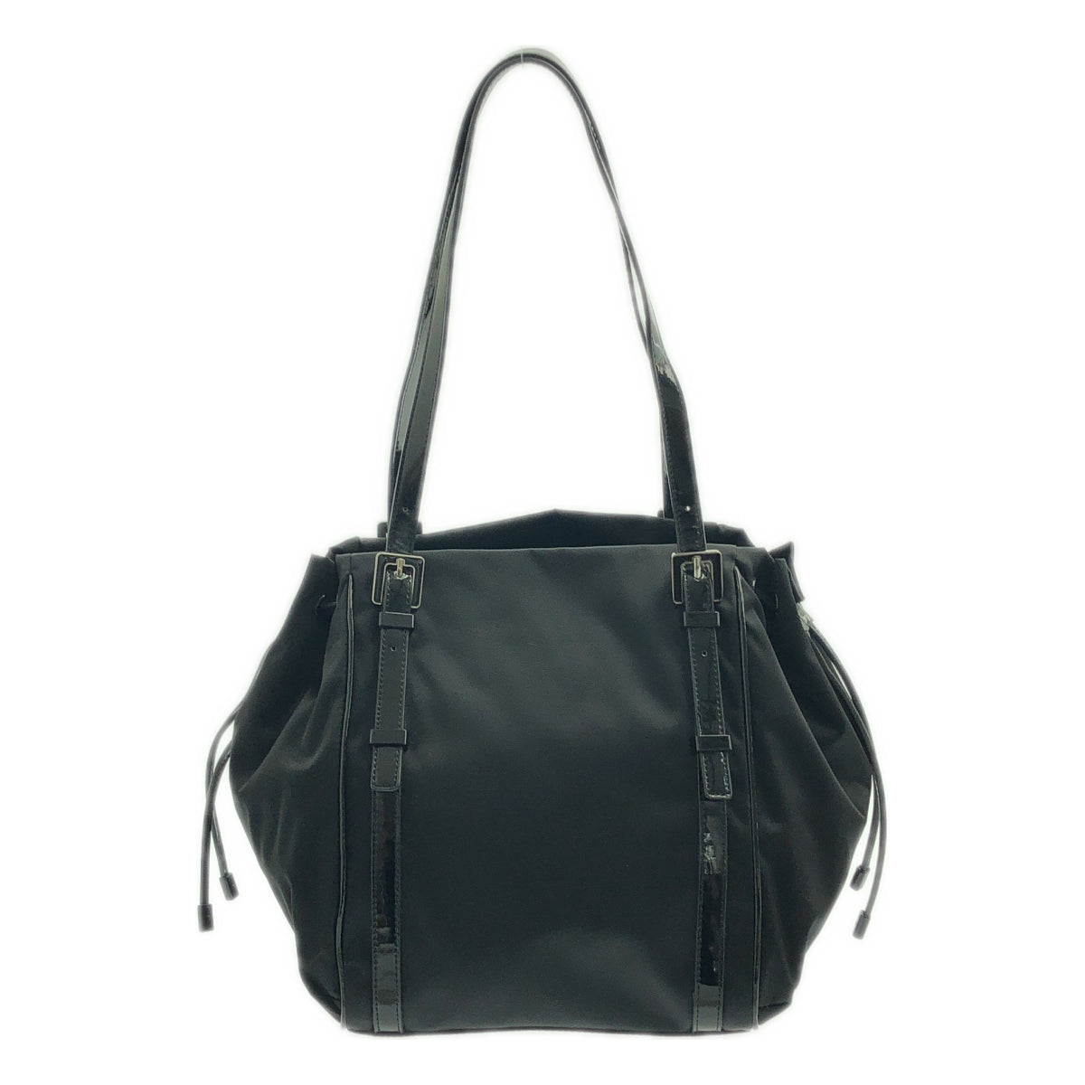 Agnes b. / アニエスベー | ナイロン ロゴ ハンド トートバッグ | ブラック | レディース