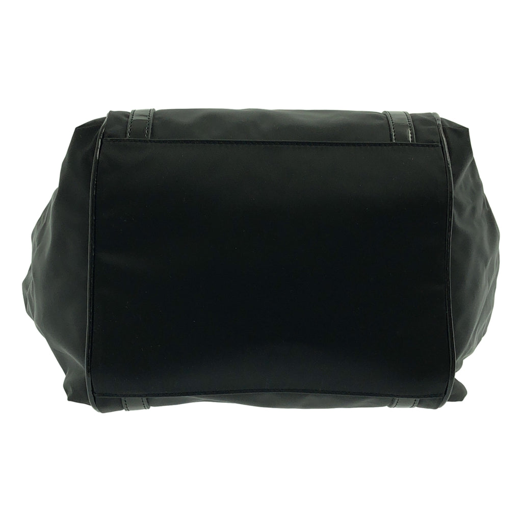 Agnes b. / アニエスベー | ナイロン ロゴ ハンド トートバッグ | ブラック | レディース