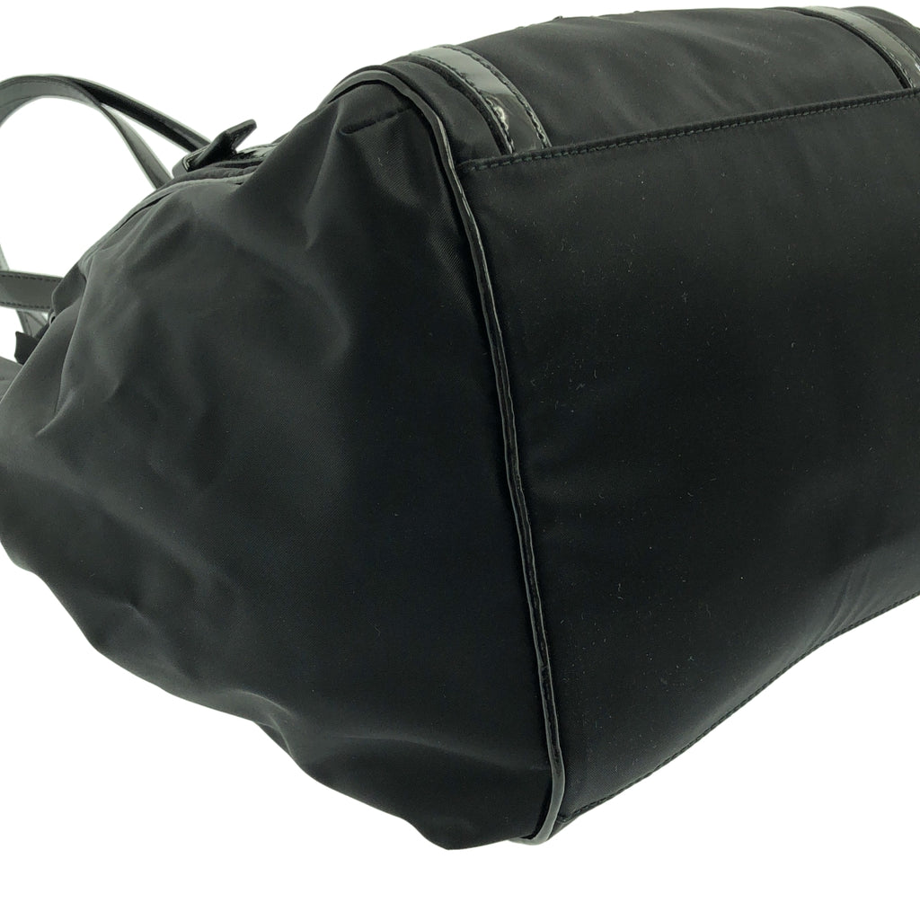 Agnes b. / アニエスベー | ナイロン ロゴ ハンド トートバッグ | ブラック | レディース