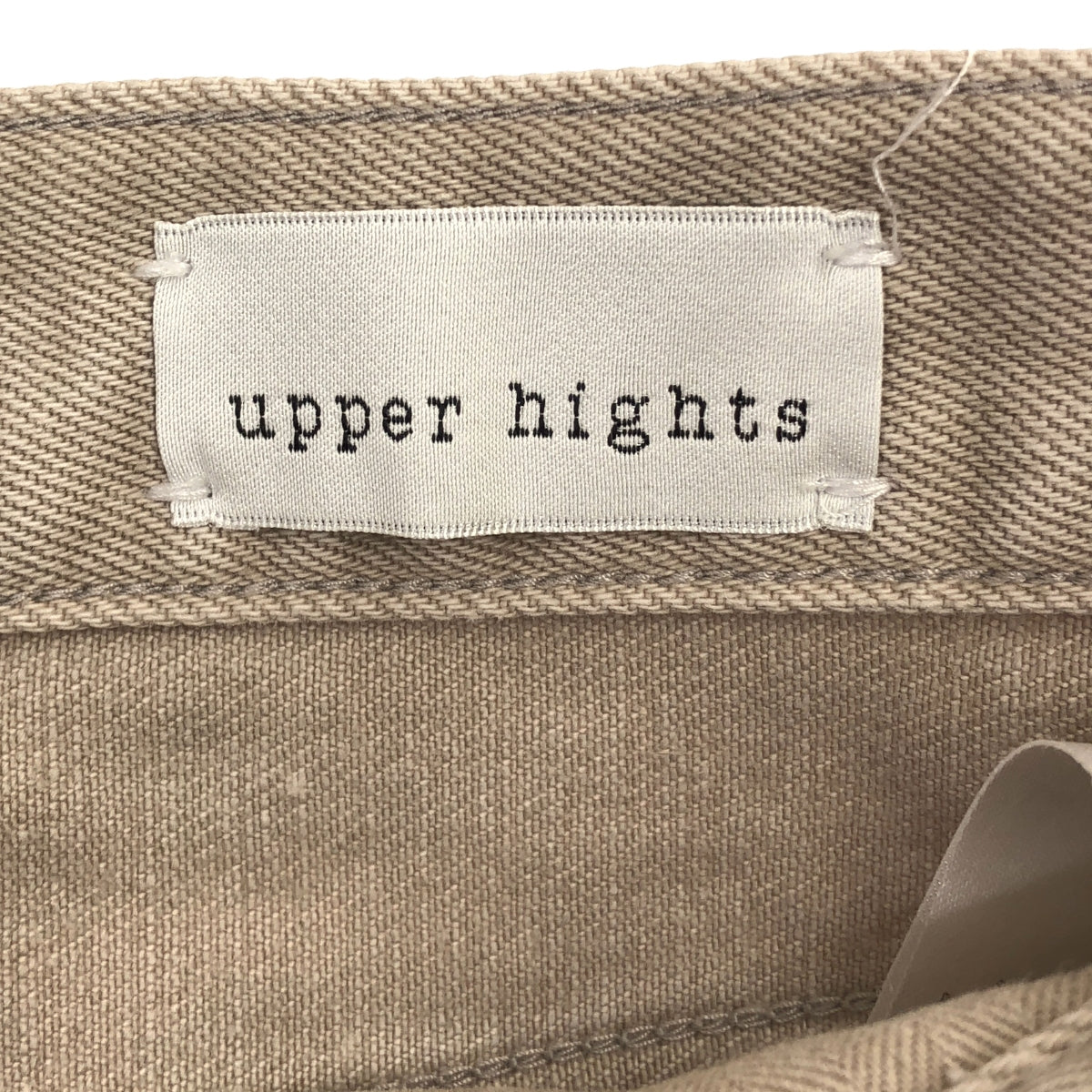 upper hights / アッパーハイツ | × IENA イエナ別注 THE CAMPBELL ダメージ加工 カットオフ デニムスカート | 1 | SAND DESTROY / ナチュラル | レディース