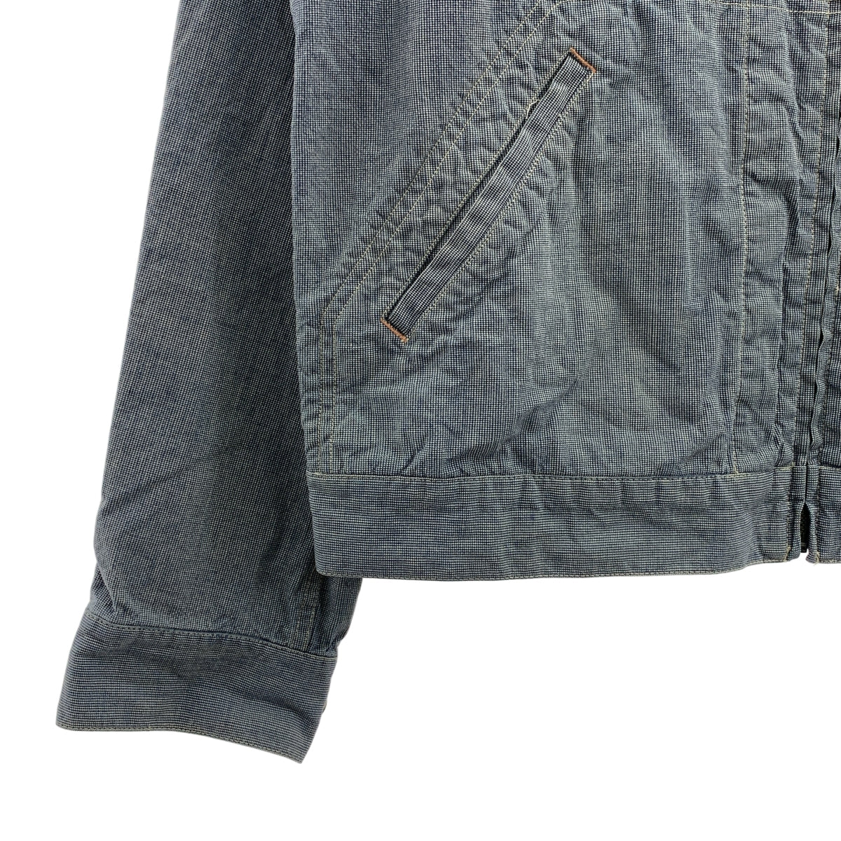 RRL / ダブルアールエル | コットン ピンチェック ジップアップ ジャケット | M | メンズ
