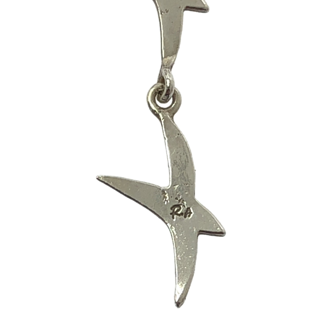 R.ALAGAN / ララガン | BIRDS CHAIN EARRINGS LONG バード チェーン ピアス | シルバー | レディース