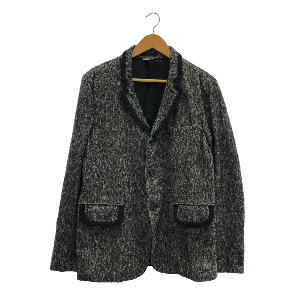 COMME des GARCONS HOMME PLUS / コムデギャルソンオムプリュス | 2012AW | 男でもない女でもない アルパカ混 パイピング ジャケット | M | メンズ