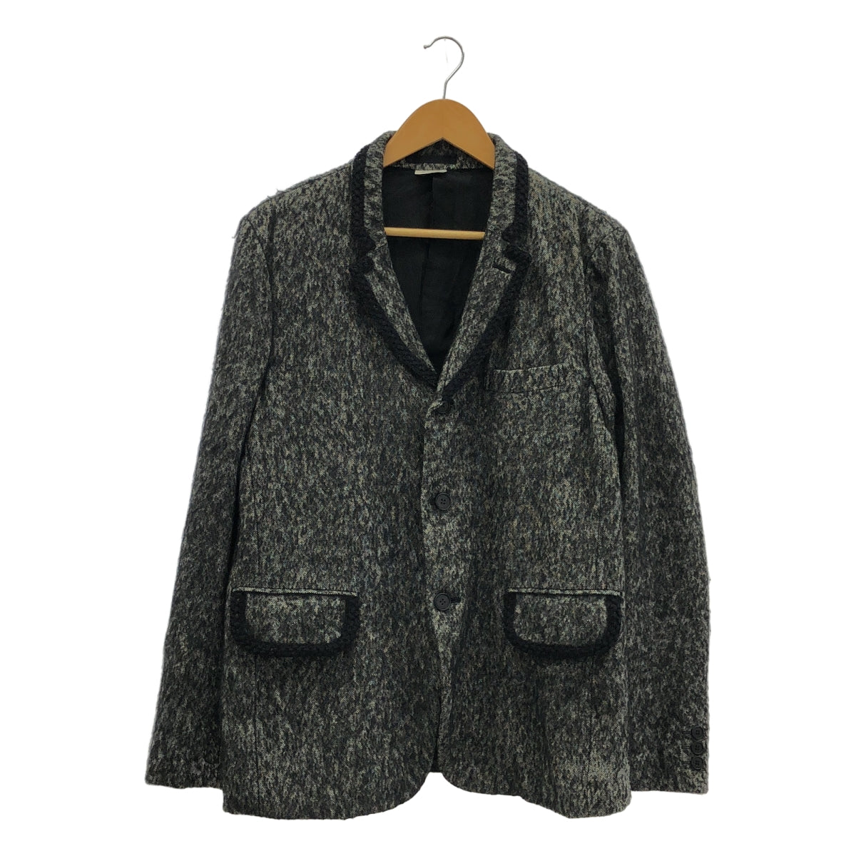 COMME des GARCONS HOMME PLUS / コムデギャルソンオムプリュス | 2012AW | 男でもない女でもない アルパカ混 パイピング ジャケット | M | メンズ