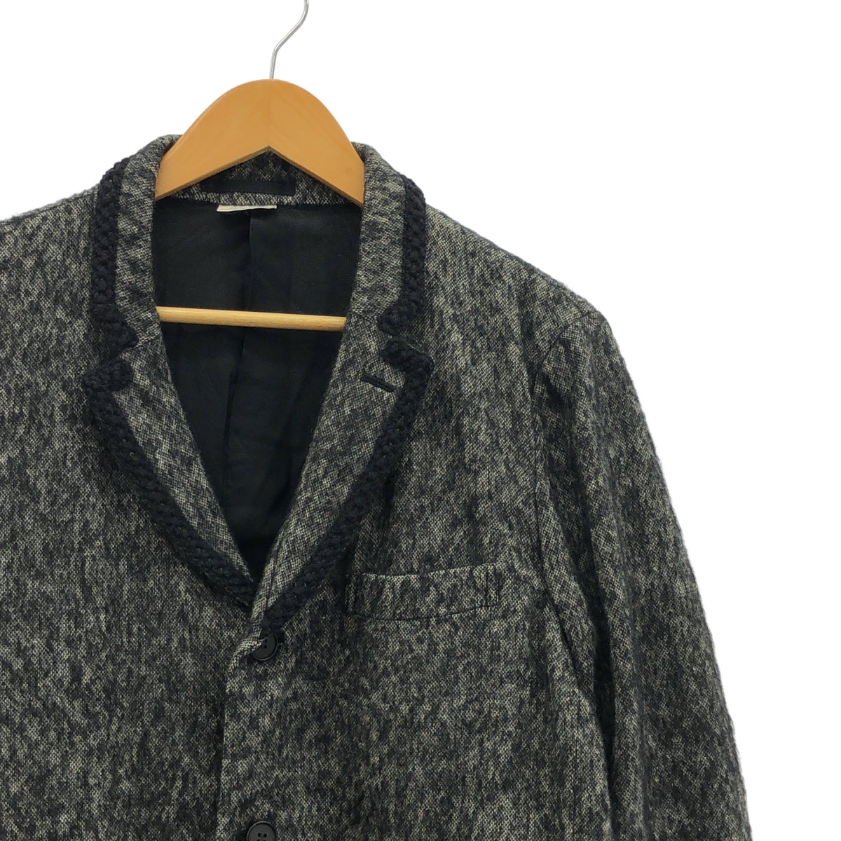 COMME des GARCONS HOMME PLUS / コムデギャルソンオムプリュス | 2012AW | 男でもない女でもない アルパカ混 パイピング ジャケット | M | メンズ