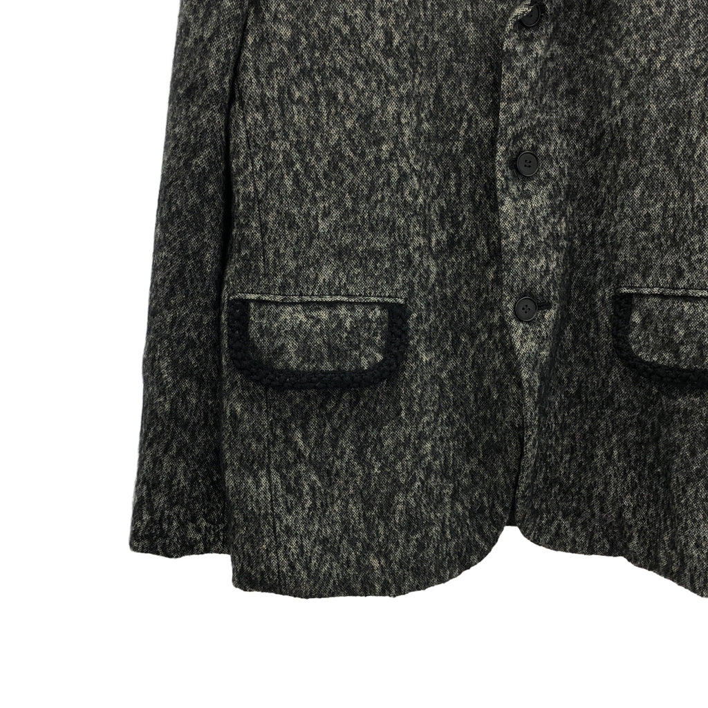 COMME des GARCONS HOMME PLUS / コムデギャルソンオムプリュス | 2012AW | 男でもない女でもない アルパカ混 パイピング ジャケット | M | メンズ