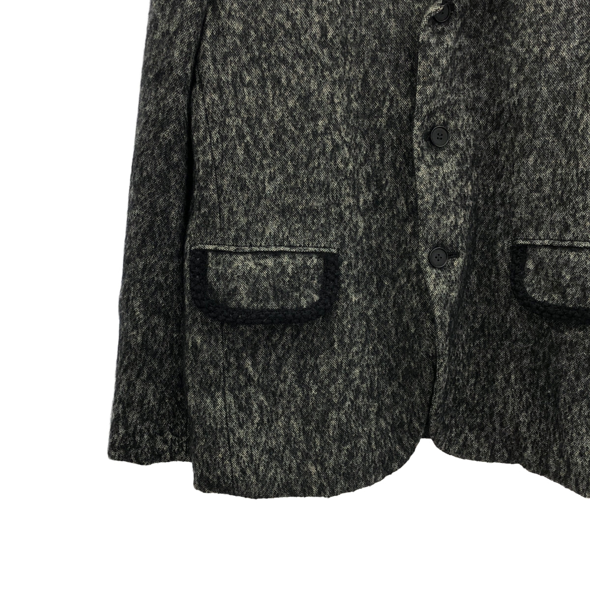 COMME des GARCONS HOMME PLUS / コムデギャルソンオムプリュス | 2012AW | 男でもない女でもない アルパカ混 パイピング ジャケット | M | メンズ