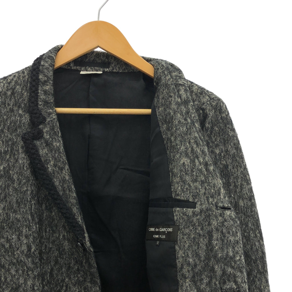 COMME des GARCONS HOMME PLUS / コムデギャルソンオムプリュス | 2012AW | 男でもない女でもない アルパカ混 パイピング ジャケット | M | メンズ